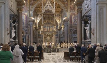 san Giovanni in Laterano, messa anniversario Benedetto XIII, 29 maggio 2024