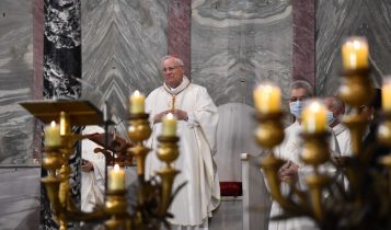 Cardinale Bassetti, Messa a Santa Cecilia in Trastevere, 11 luglio 2020