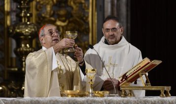 Messa e lezione-concerto nella chiesa sant'Ignazio, De Donatis, Andrea Lonardo, 18 febbraio 2020