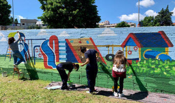 progetto artistico “Nature Concrete” a Cocciano (Frascati), liceo artistico ripetta, maggio 2021
